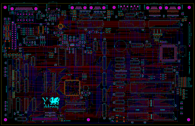 Y Ddraig PCB