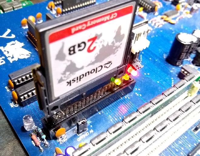 Y Working DRAM and IDE interface