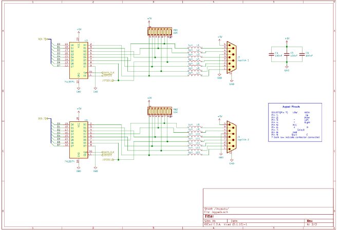 Joypad Schematic