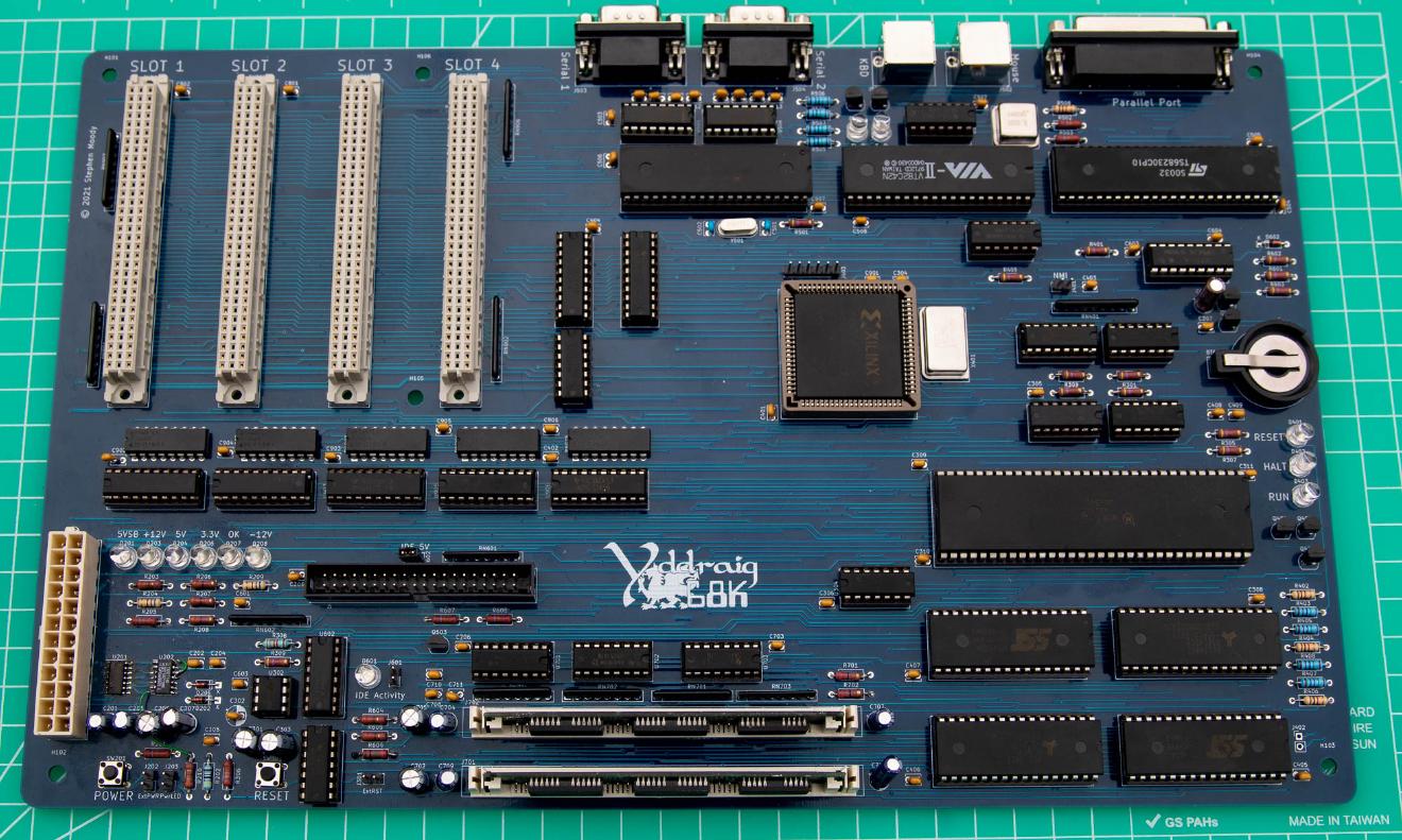 New PCB for Y Ddraig · Y Ddraig - A 68000 based computer