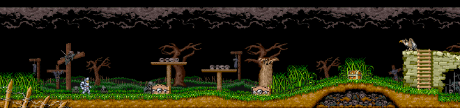 Ghouls n Ghosts full level