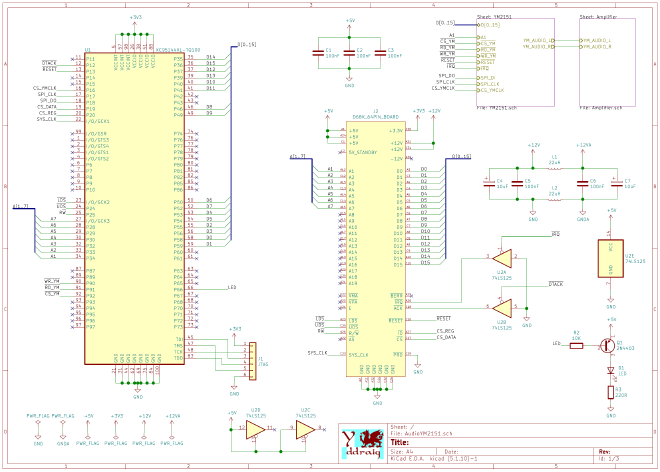 YM2151 Schematic
